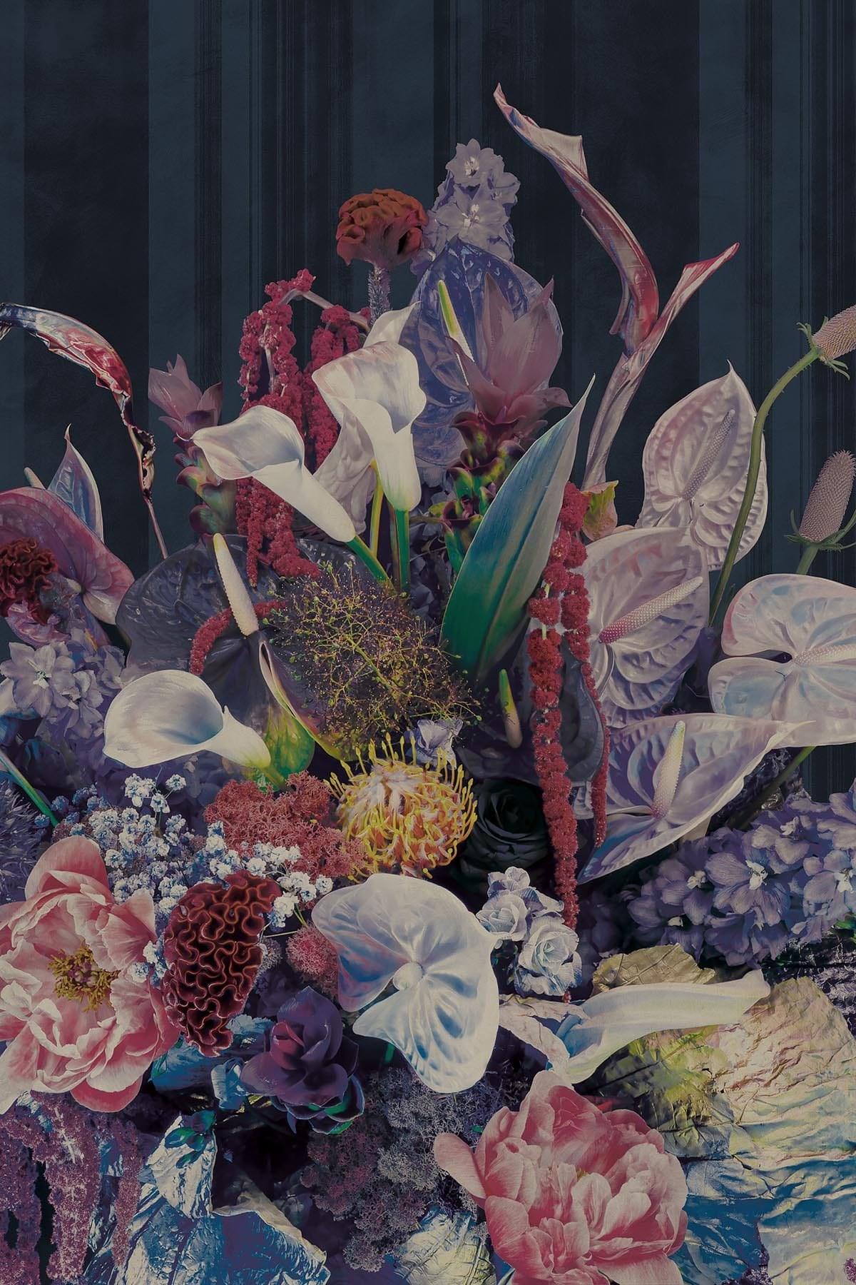  Floral Art Blue