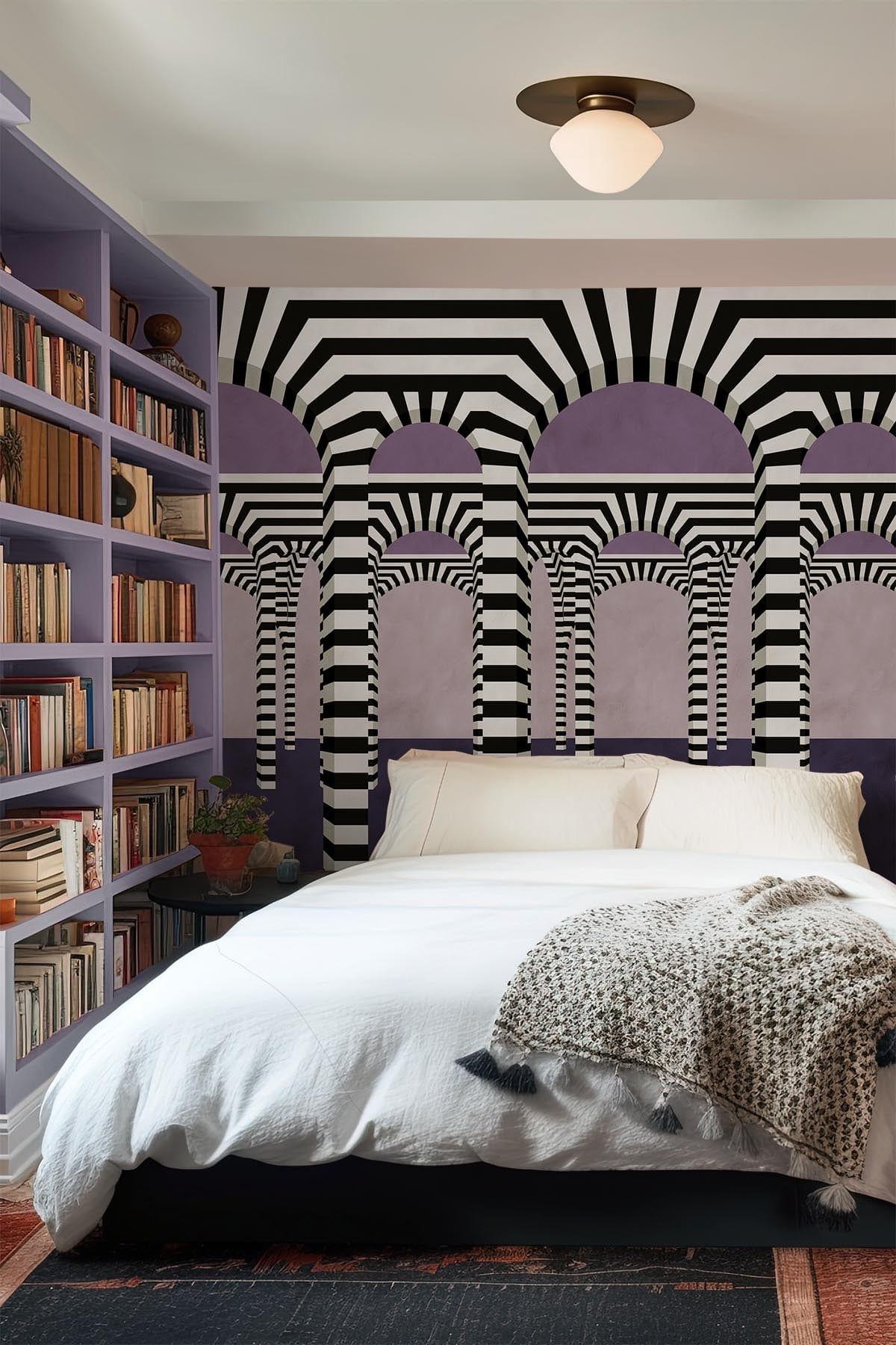  Striped Archway Purple