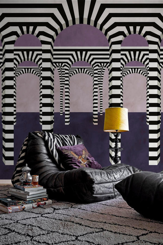  Striped Archway Purple