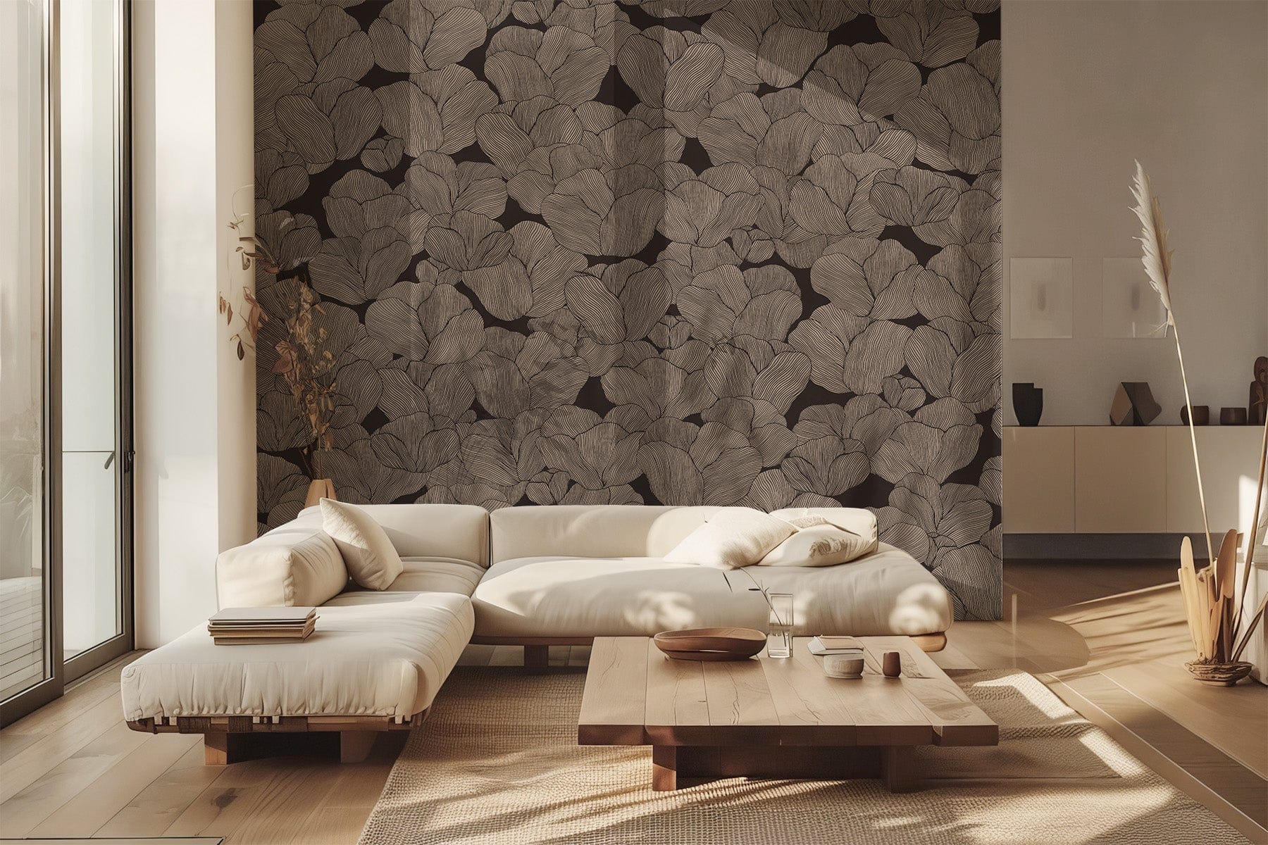  Graphic Flora Beige