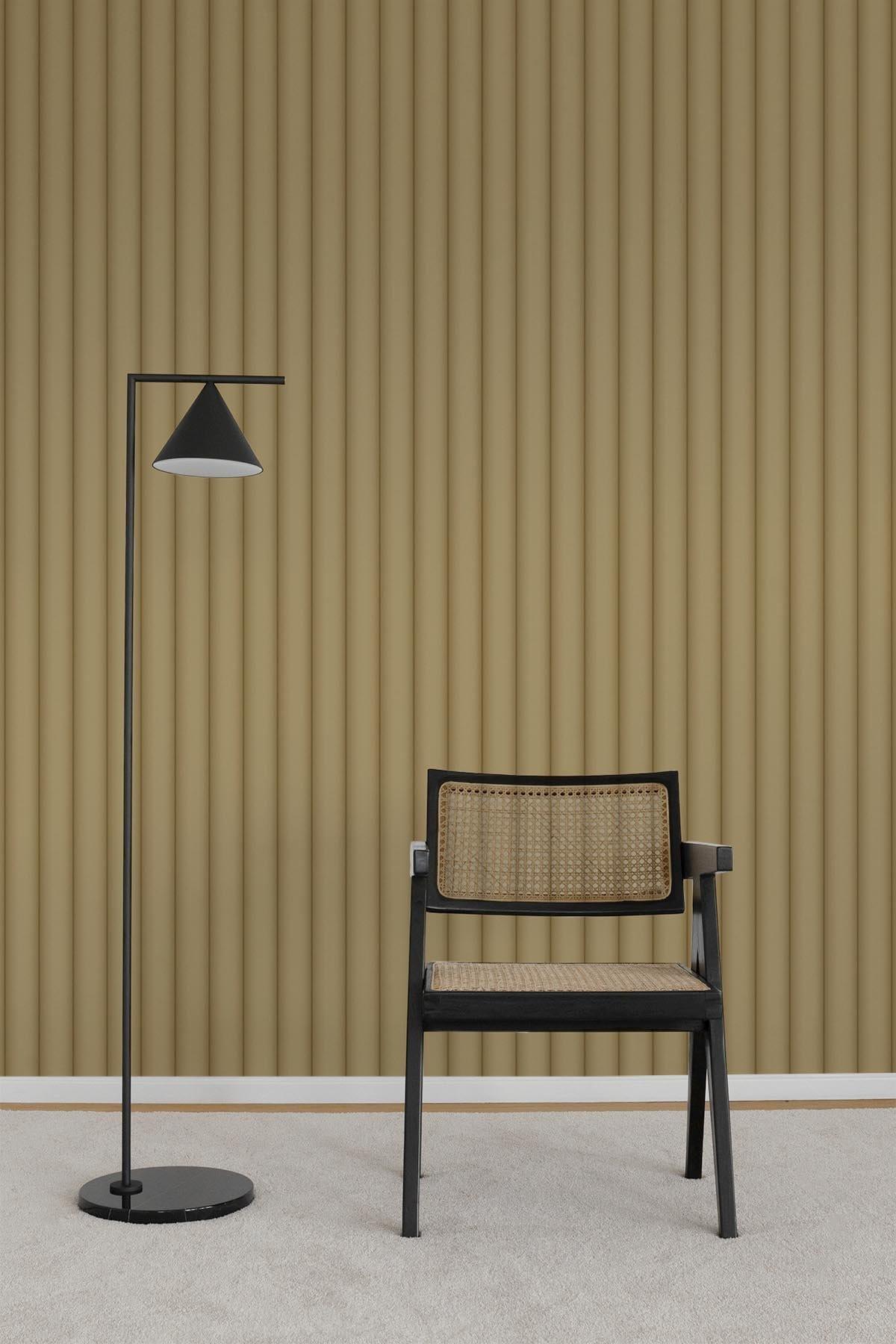  Curved Wall Panel Ochre