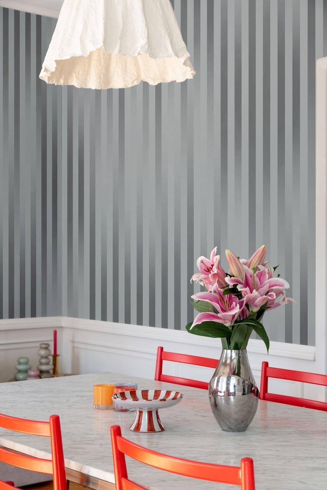  Faded Stripes Dusty Blue