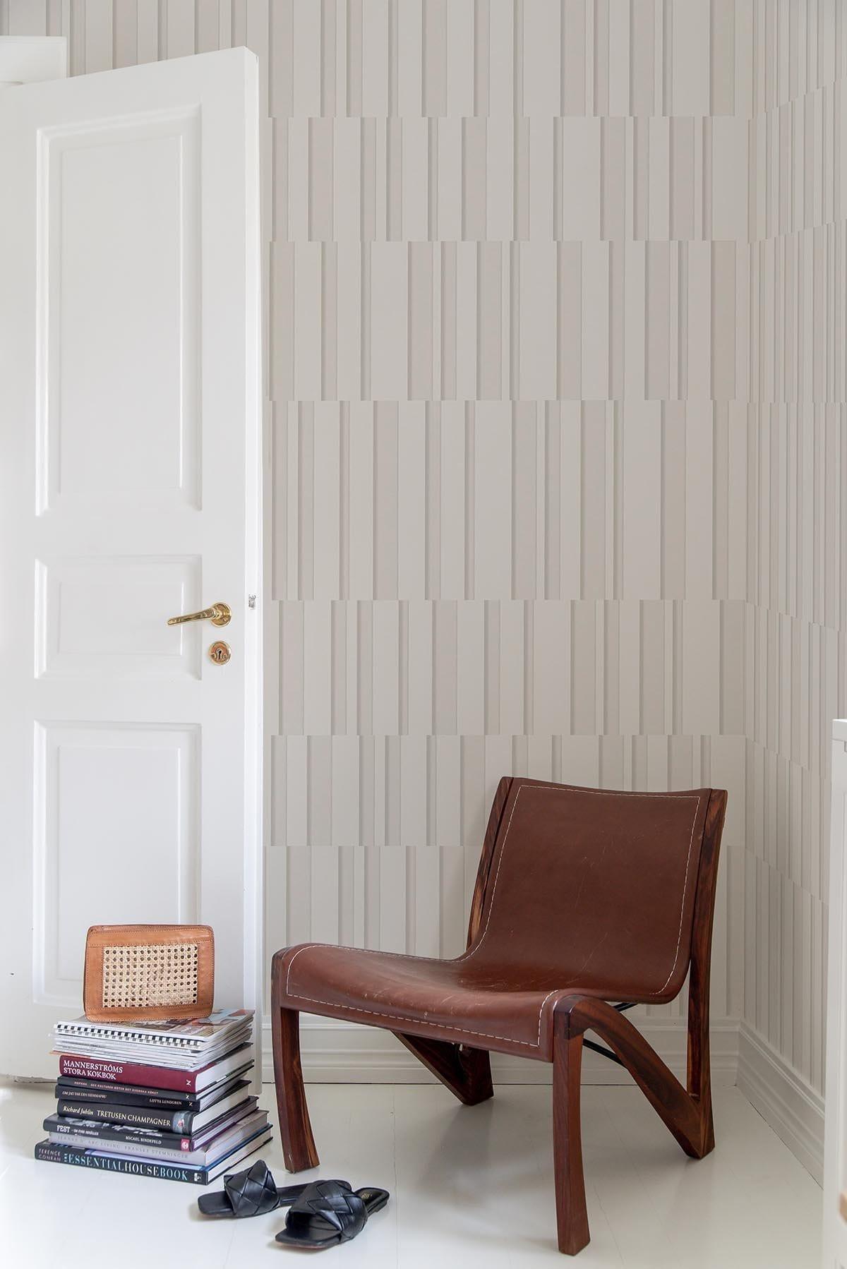  Irregular Stripe Pale Beige