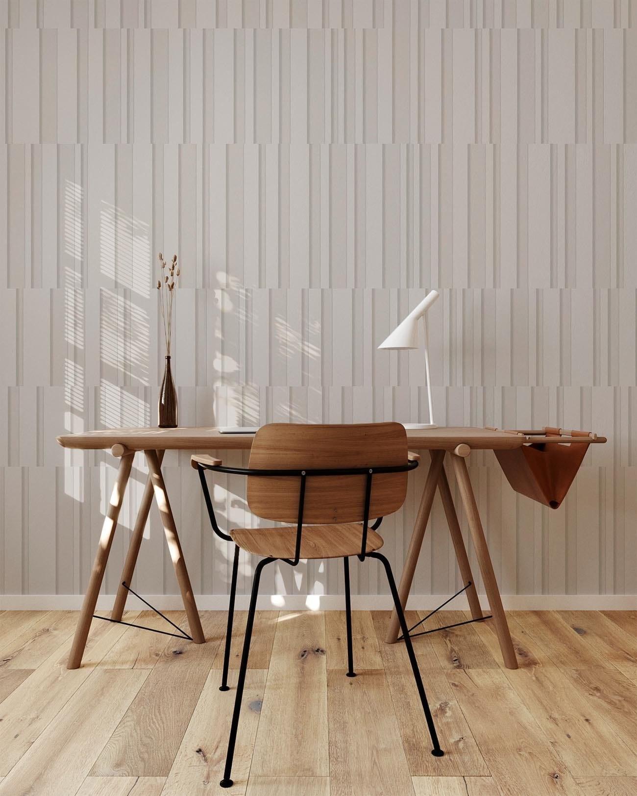  Irregular Stripe Pale Beige