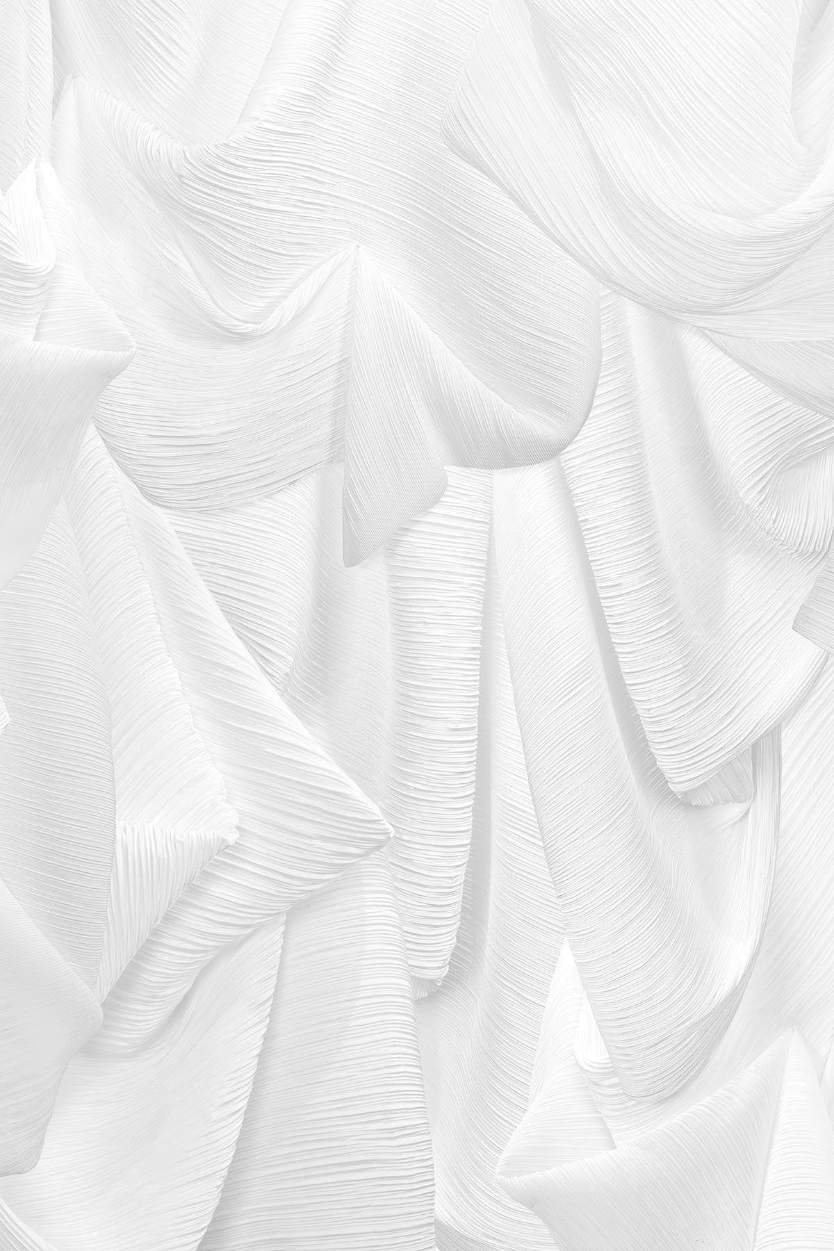  Draped Wall White