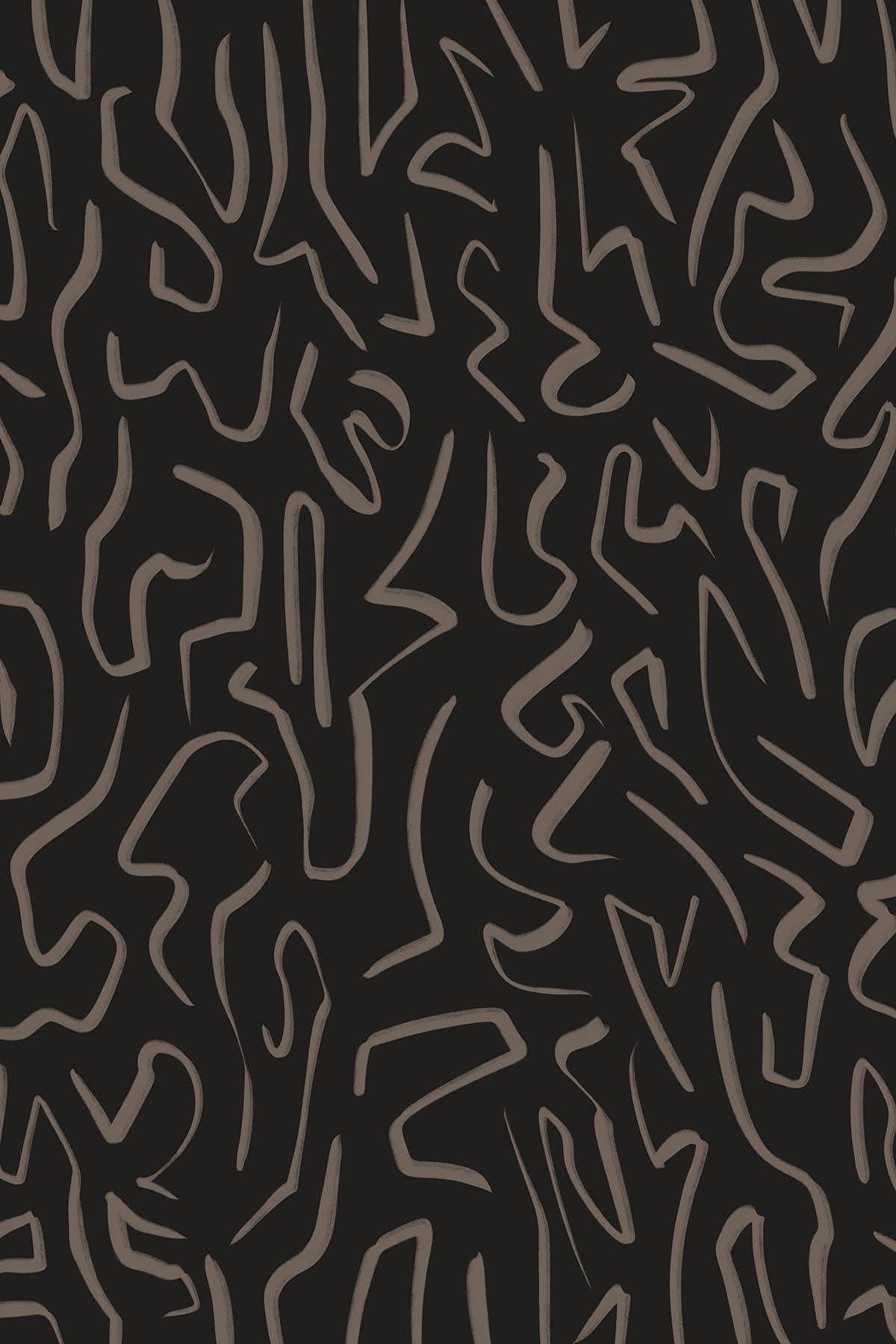  Artistic Lines Small Brown