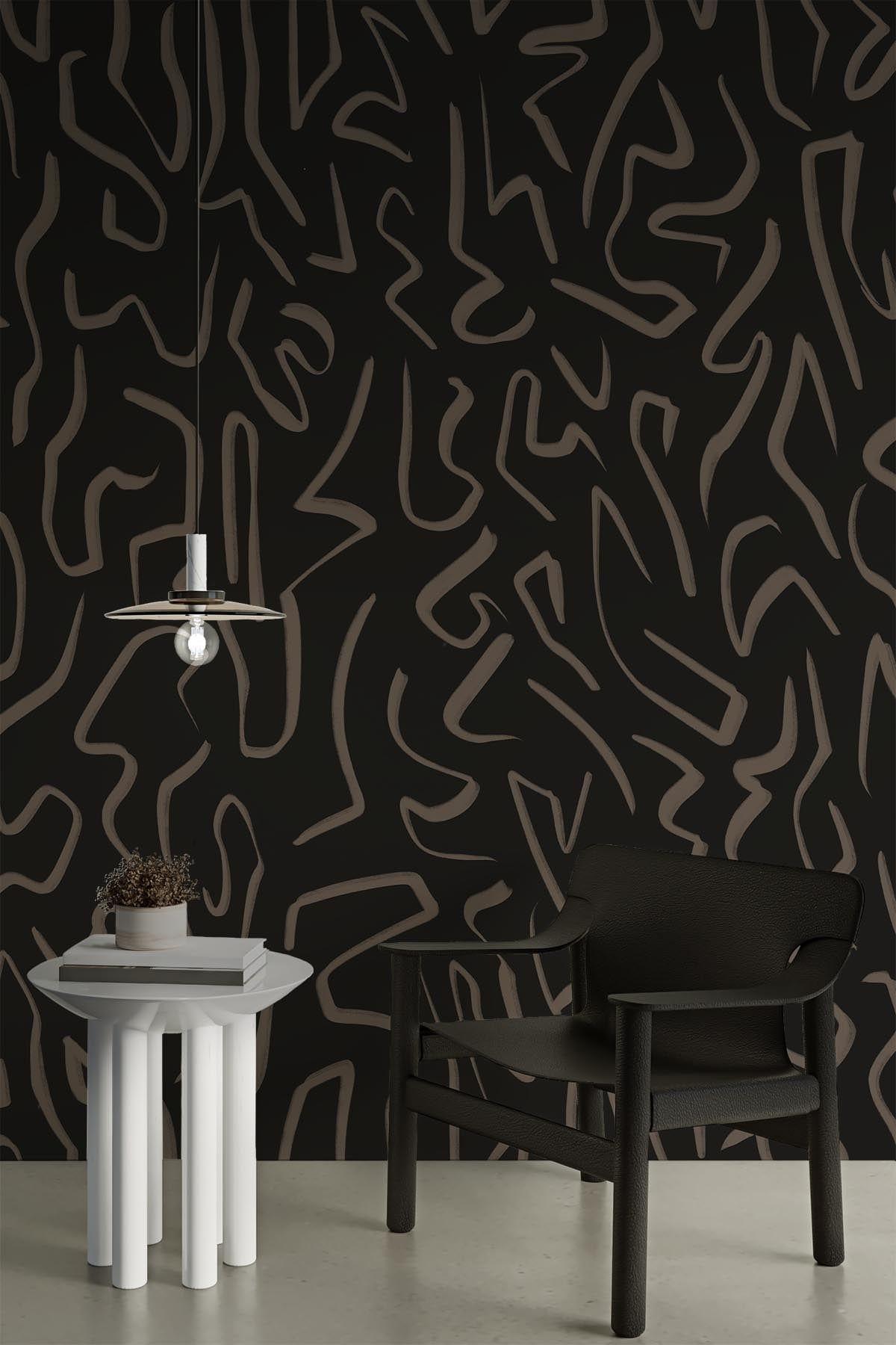  Artistic Lines Small Brown