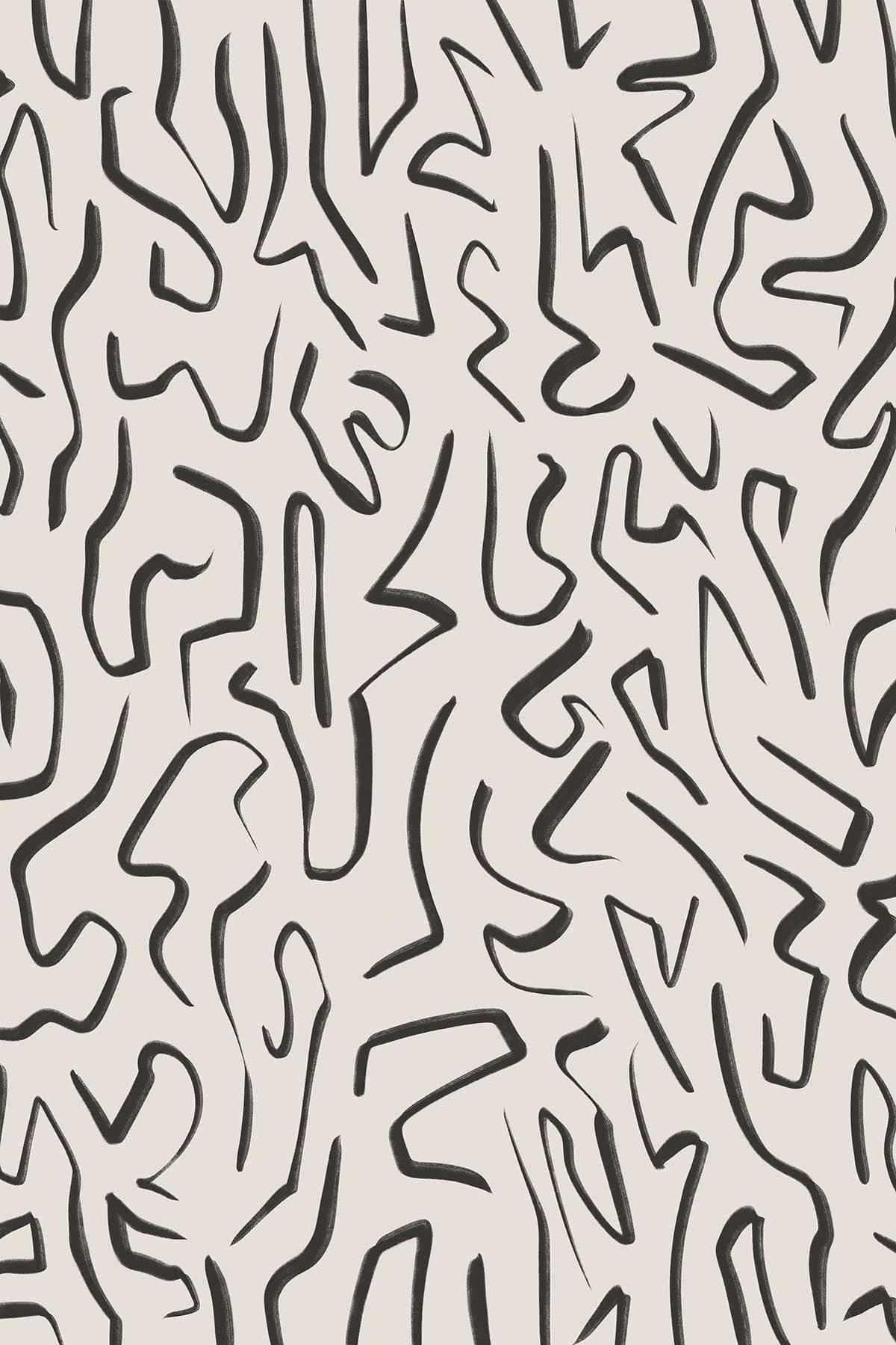  Artistic Lines Small Black