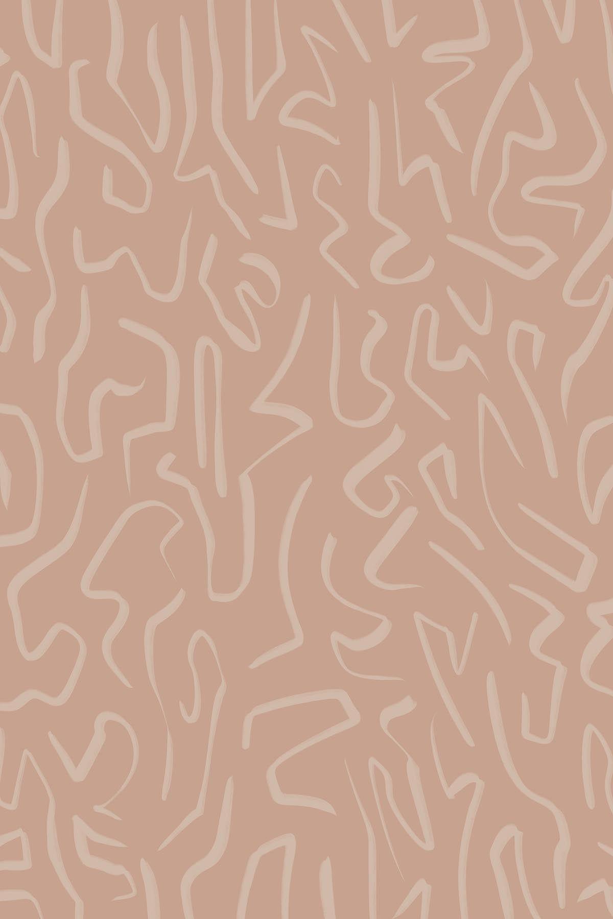  Artistic Lines Small Dusty Pink