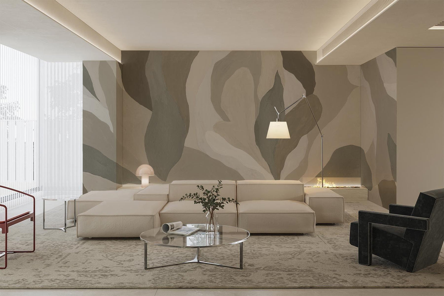  Artistic Petals Neutral