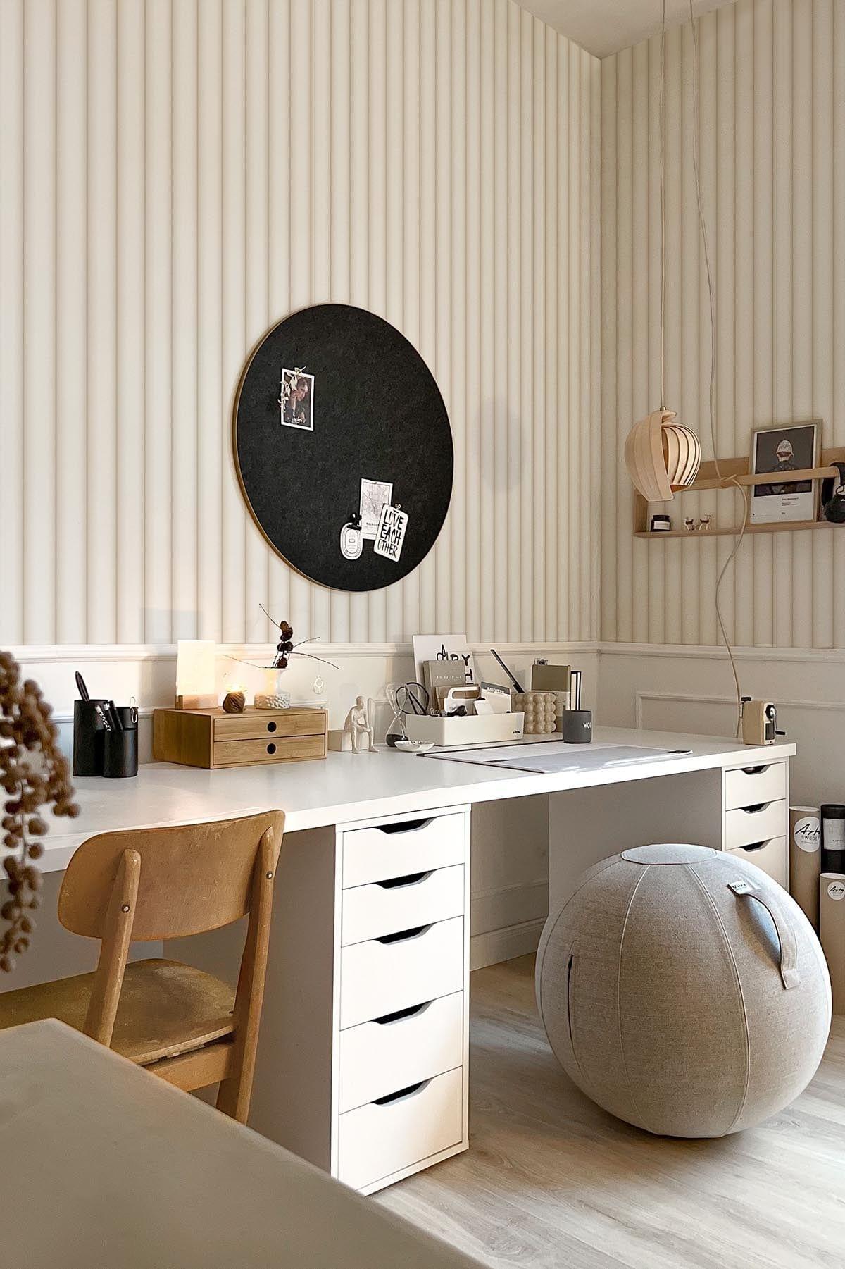  Fluted Wall Mural Creme