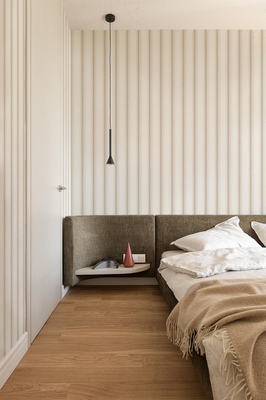  Fluted Wall Mural Creme