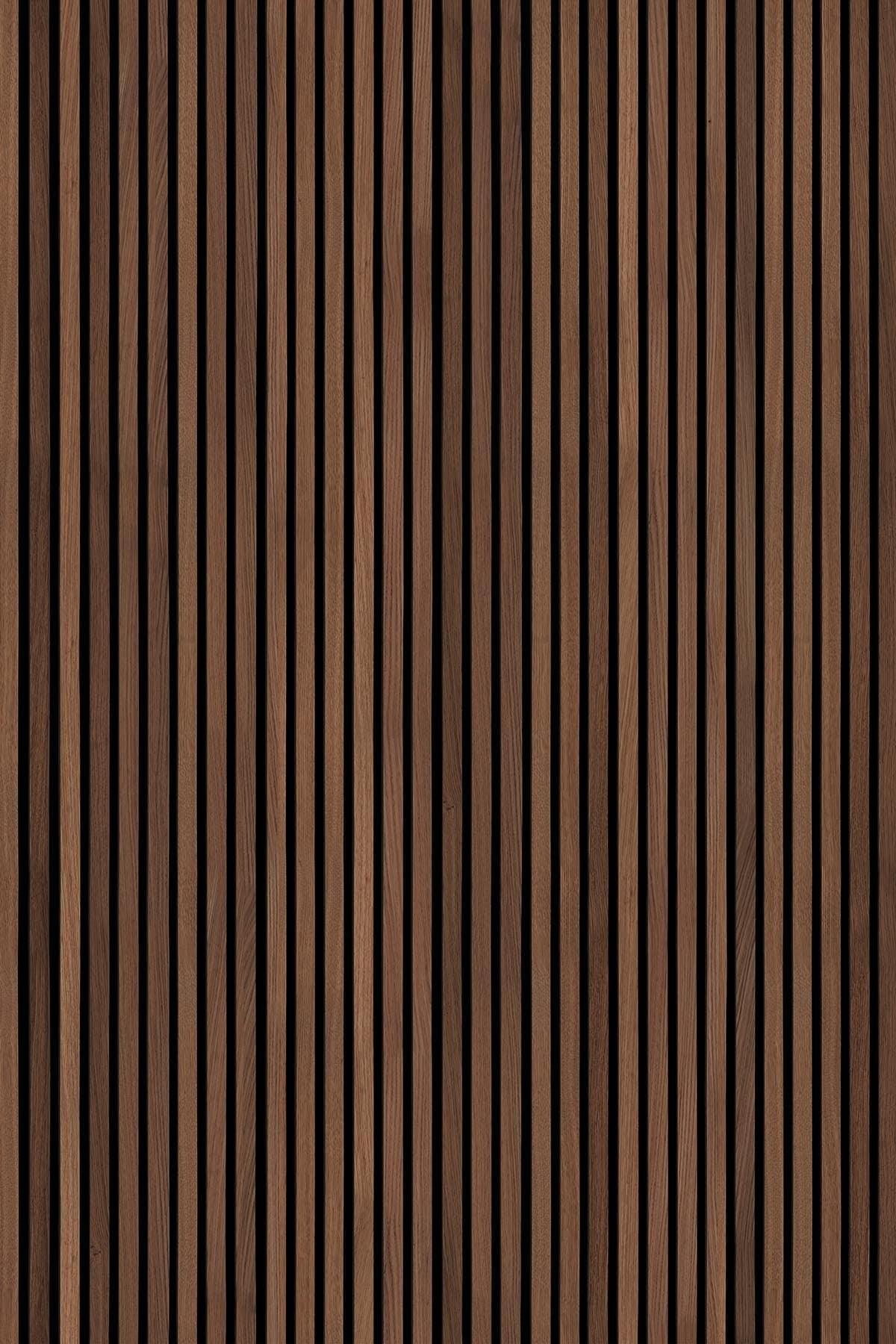  Rib Wood Wallpaper Brown Oak