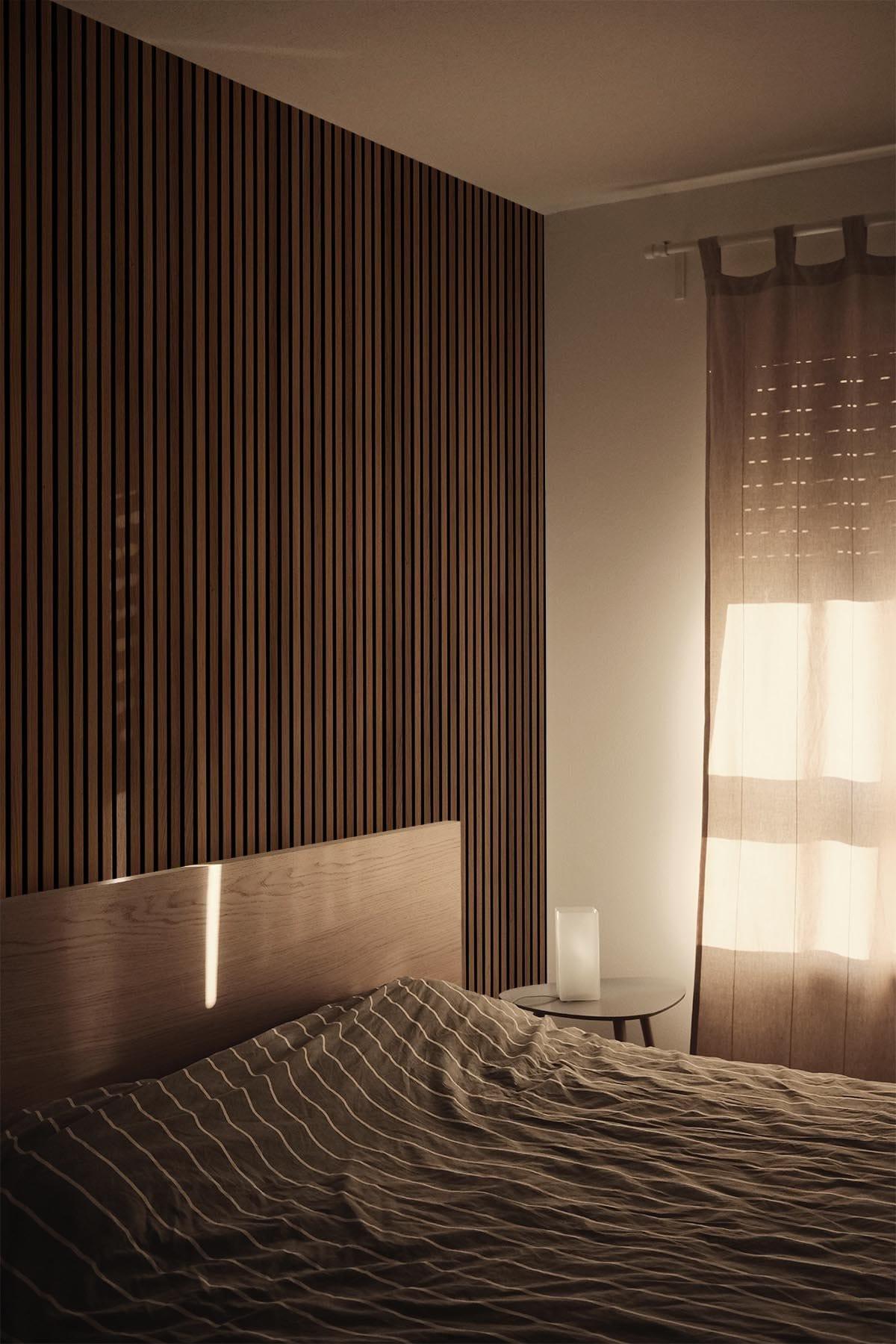  Rib Wood Wallpaper Brown Oak