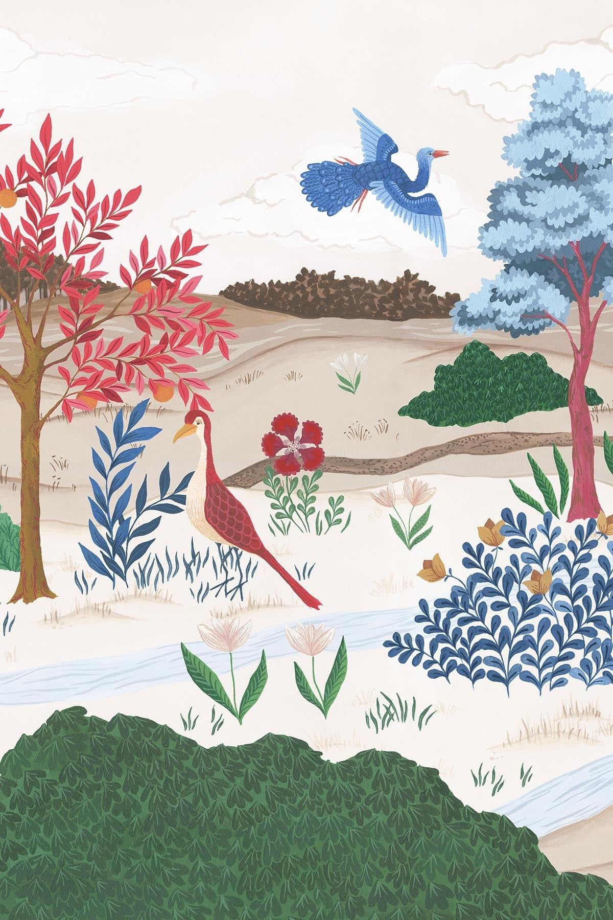  Imaginary Landscape Multi Color