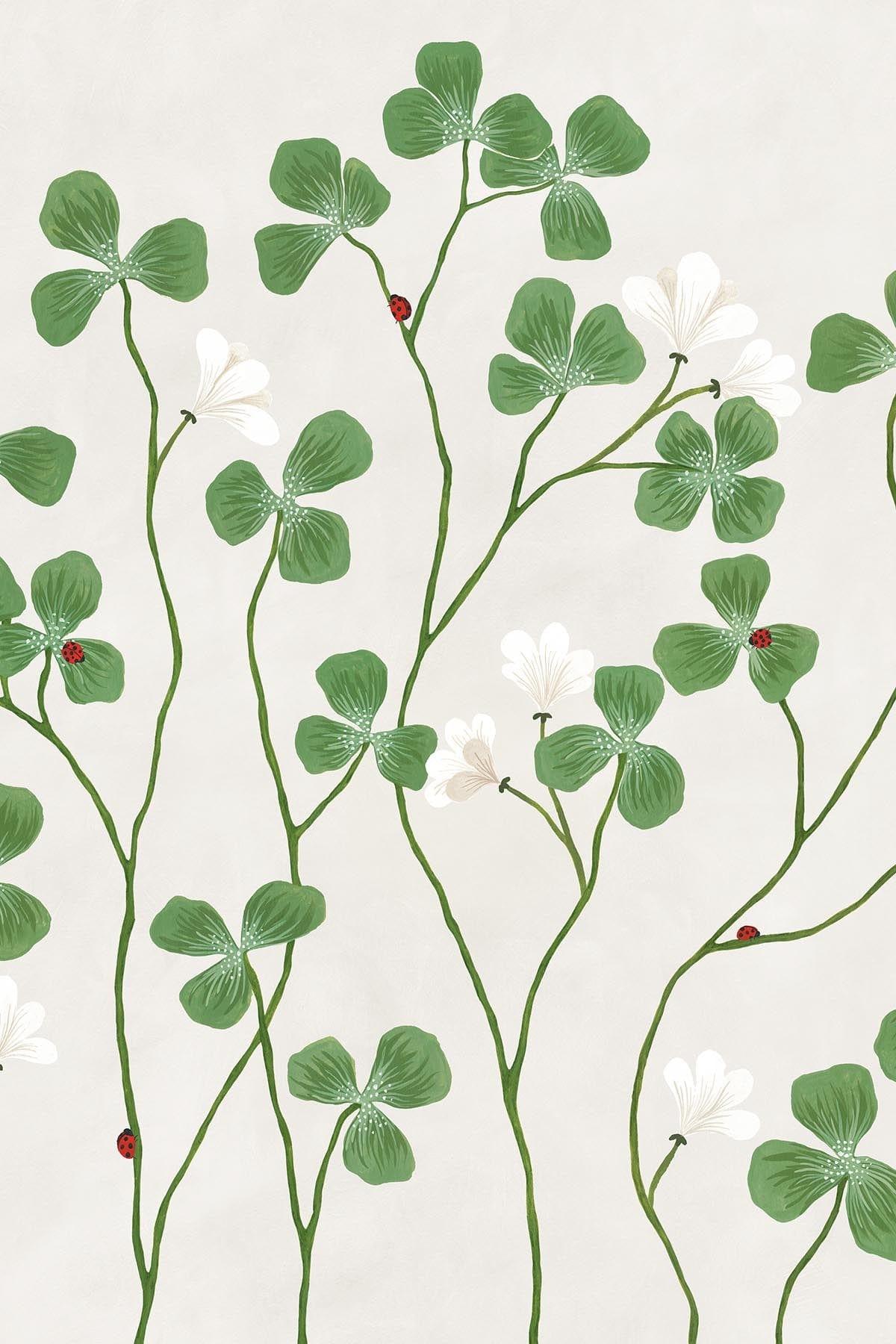  Ladybug Garden Green