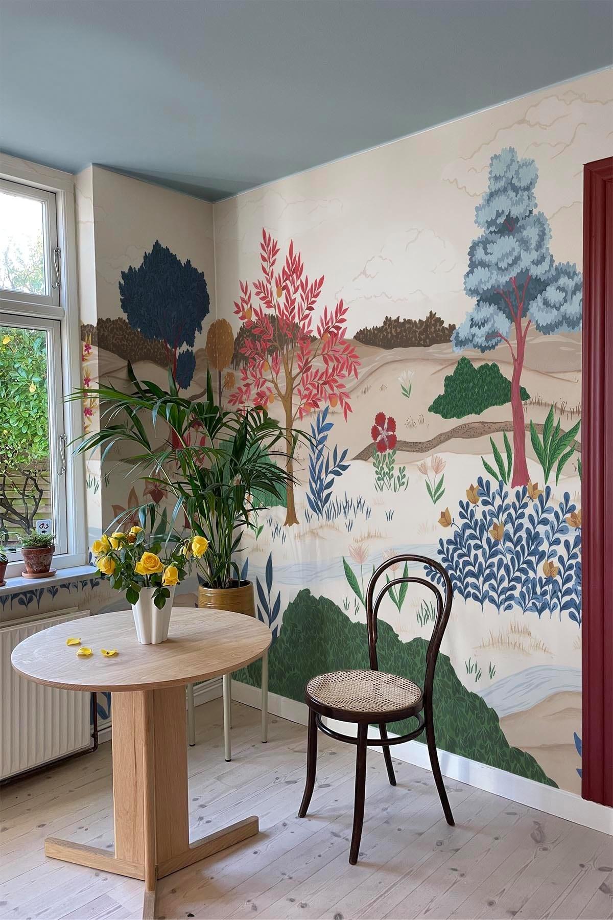  Botanical Landscape Multi Color