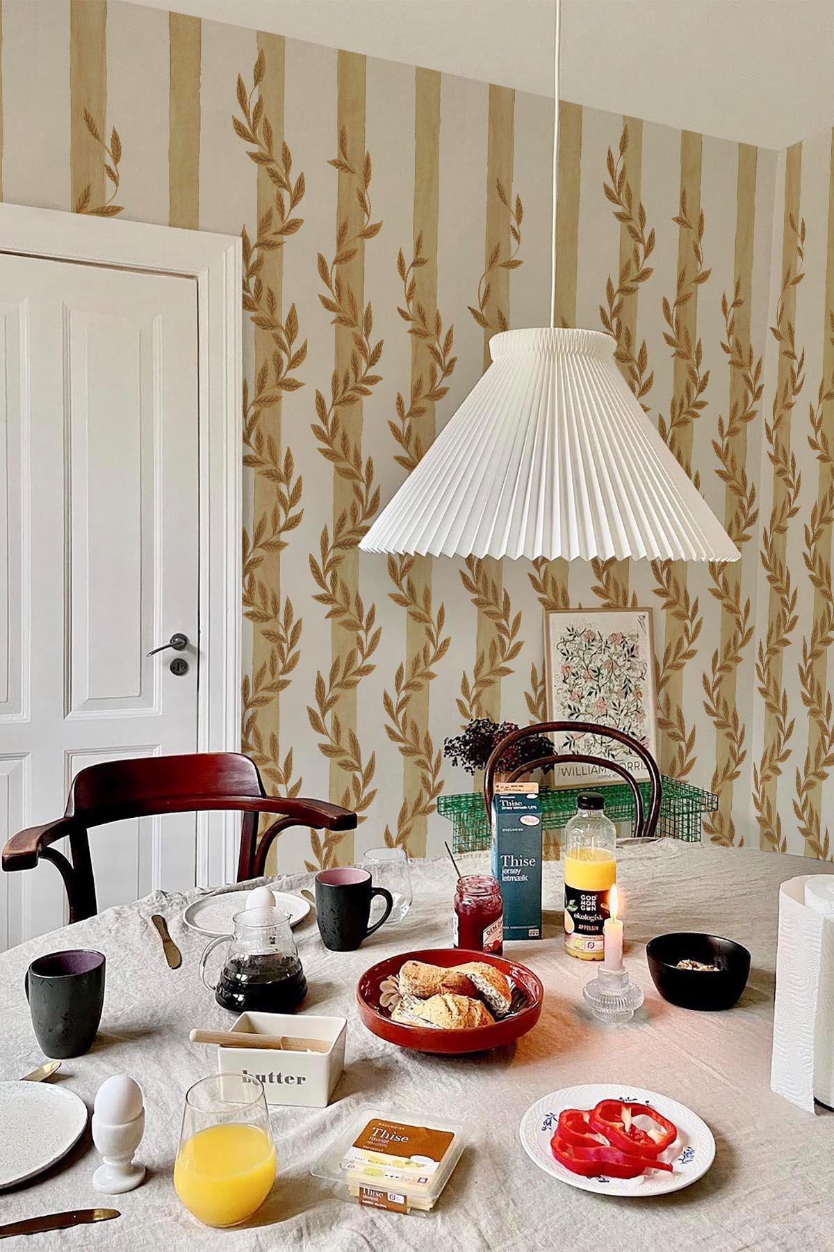  Botanical Stripe Yellow