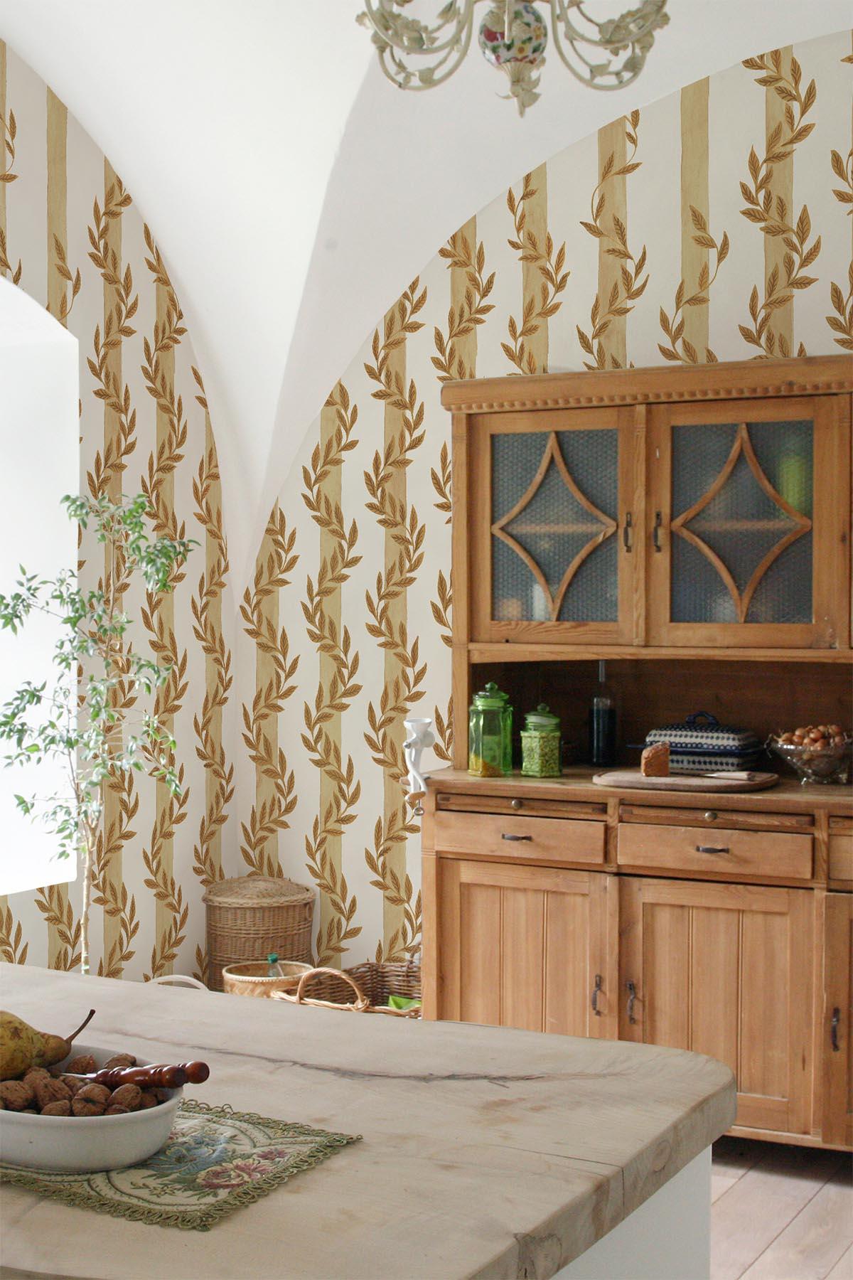  Botanical Stripe Yellow