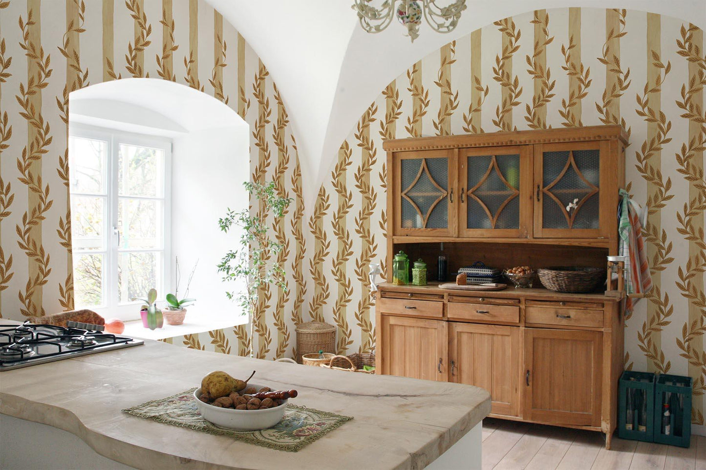  Botanical Stripe Yellow