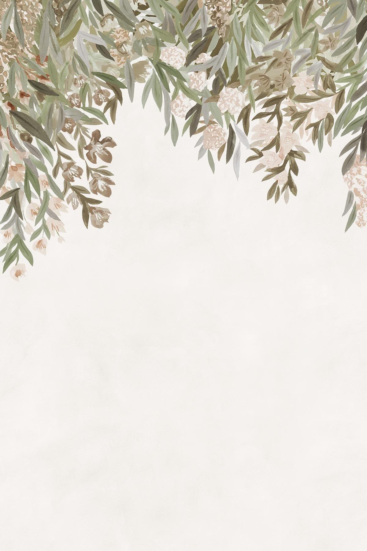  Floral Sky Light Green