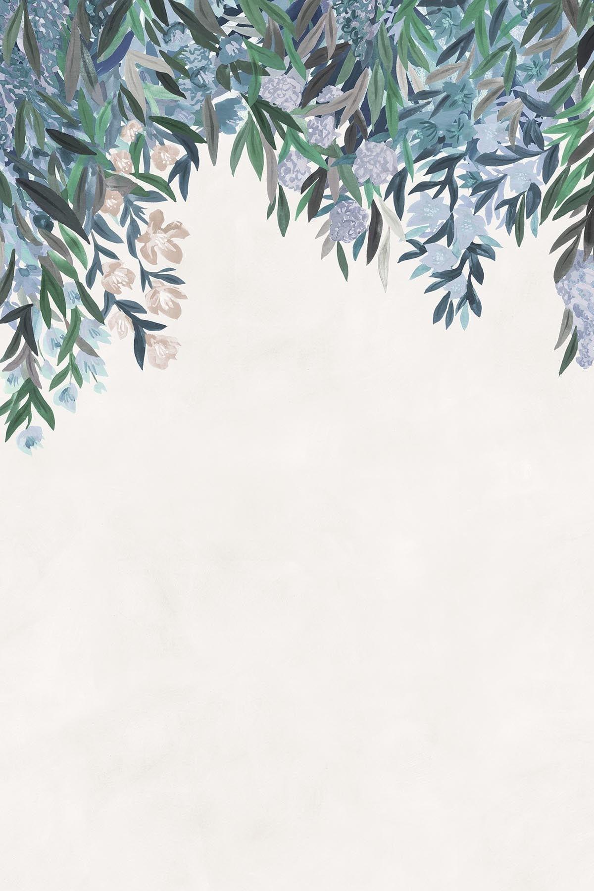  Floral Sky Blue