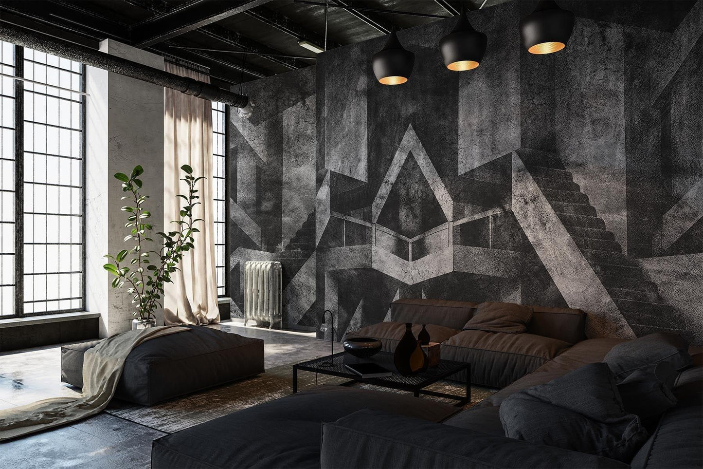  Brutalist Concrete Black