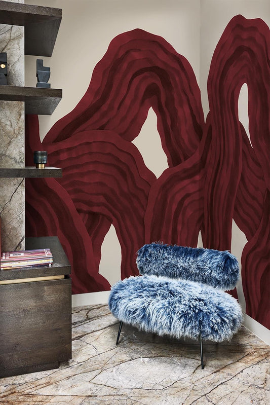  Soft Flow Burgundy