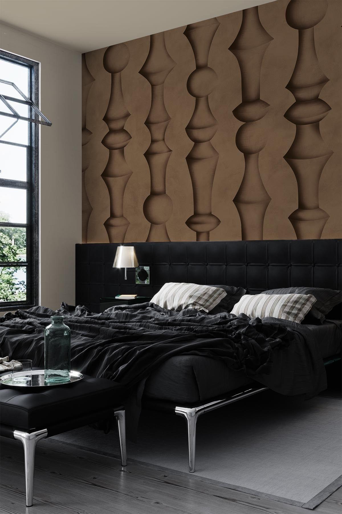  Sculptural Shadow Light Brown