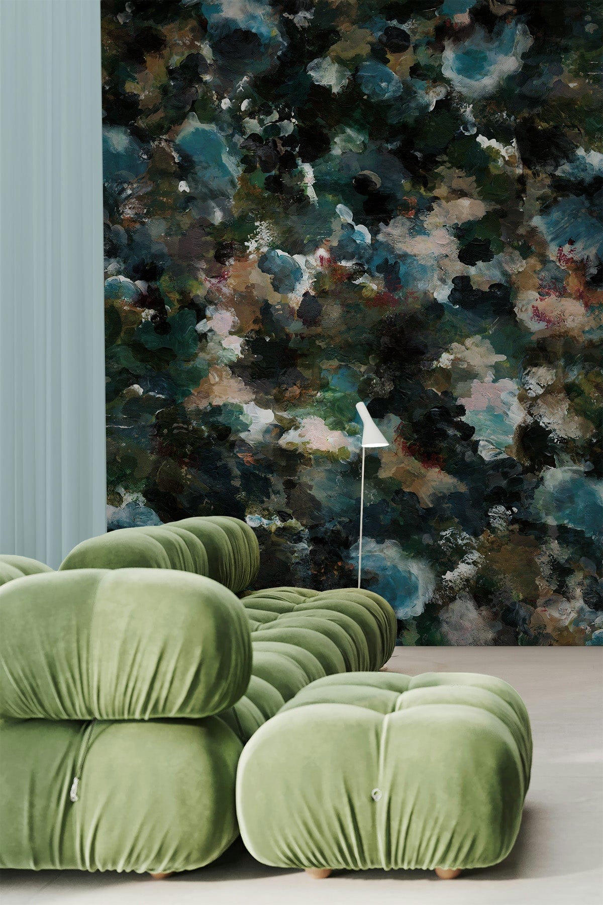  Abstract Meadow Black