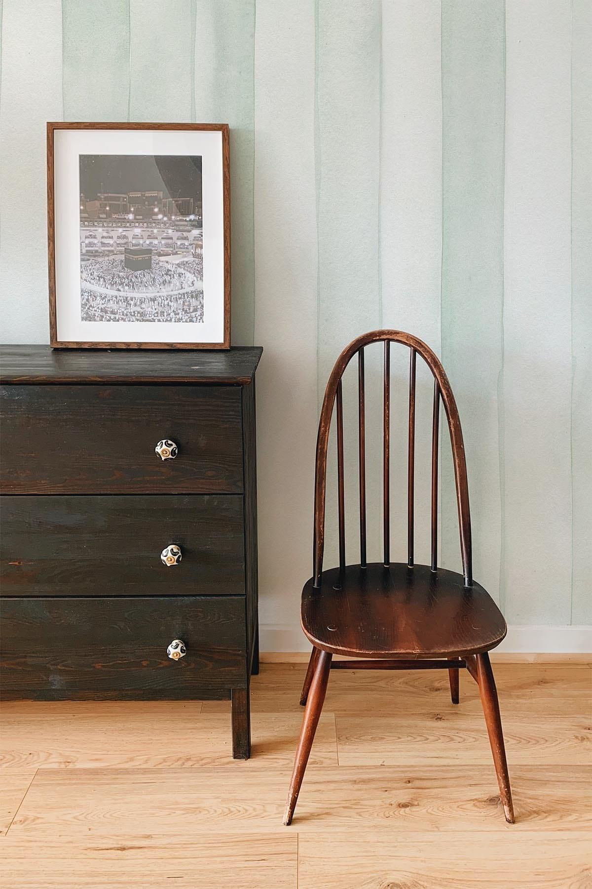  Aquarelle Stripe Pastel Green