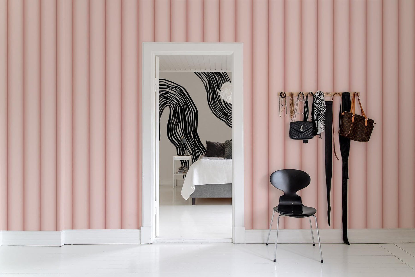  Curved Wall Panel Large Soft Pink