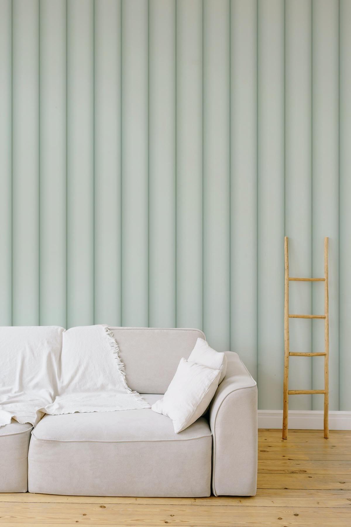  Curved Wall Panel Large Soft Green