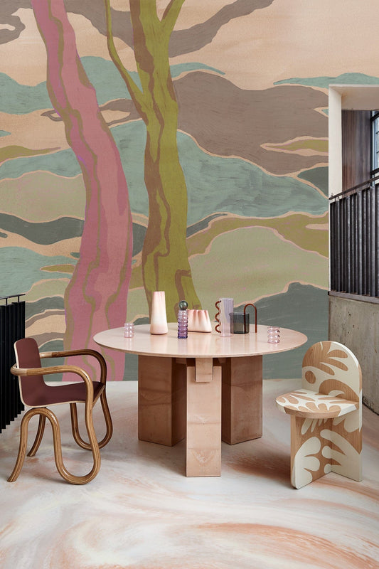  Graphic Landscape Pink
