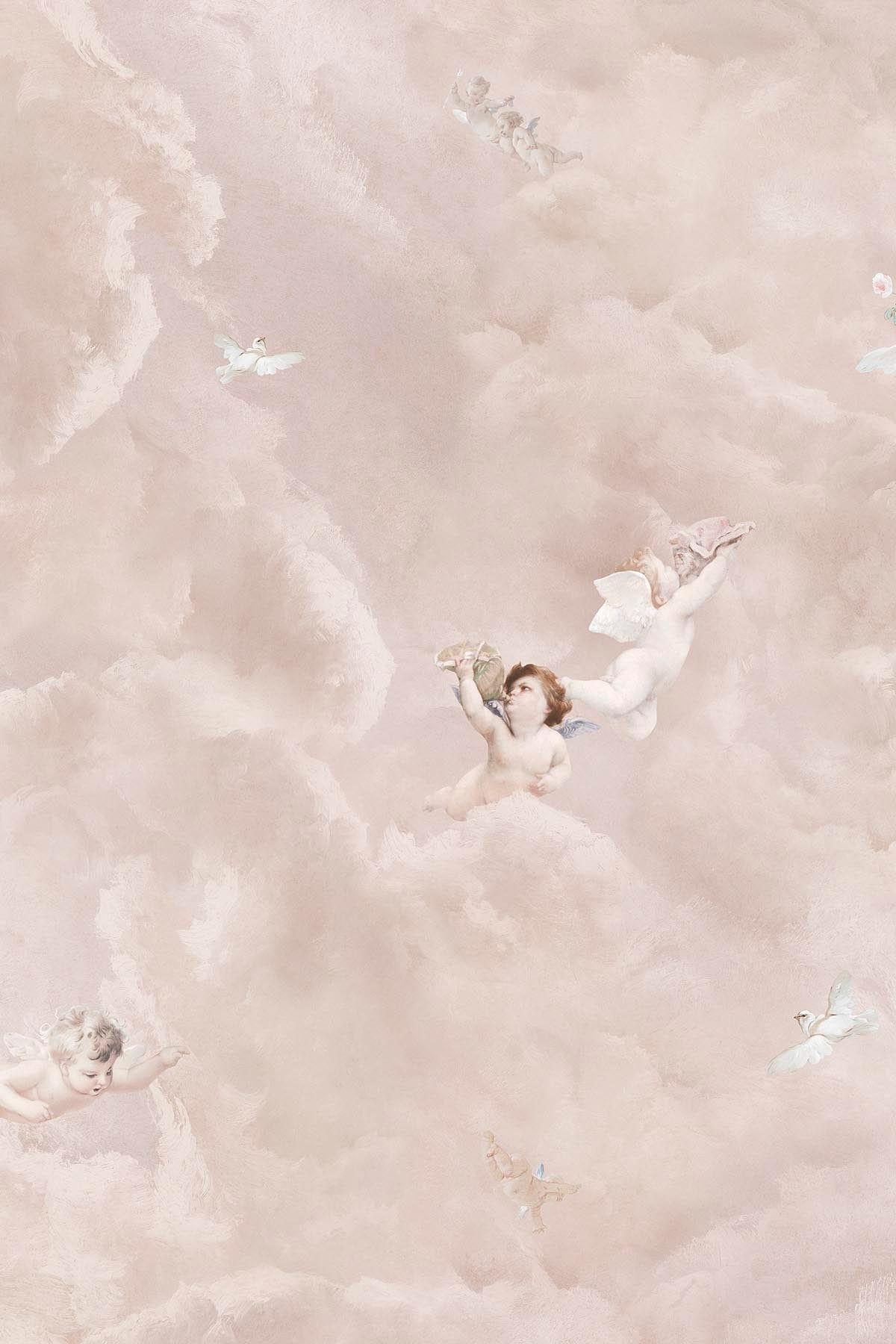  Cherub Clouds Soft Pink