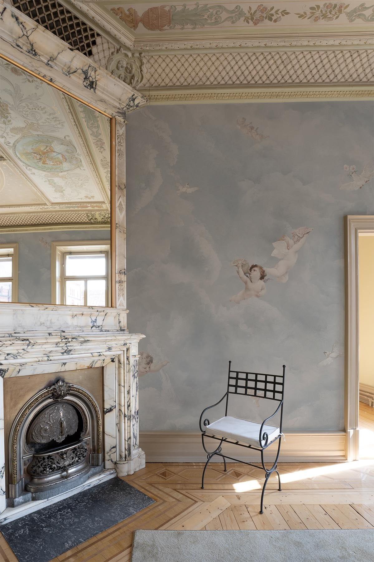  Cherub Clouds Sky Blue