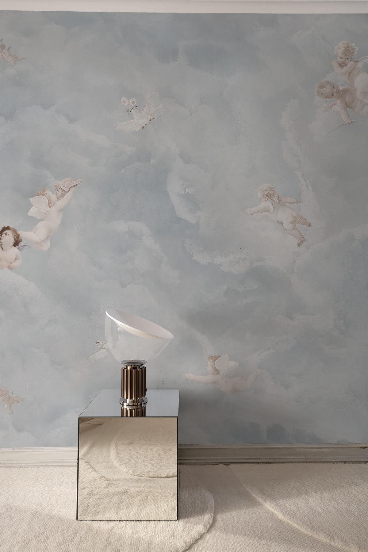  Cherub Clouds Sky Blue