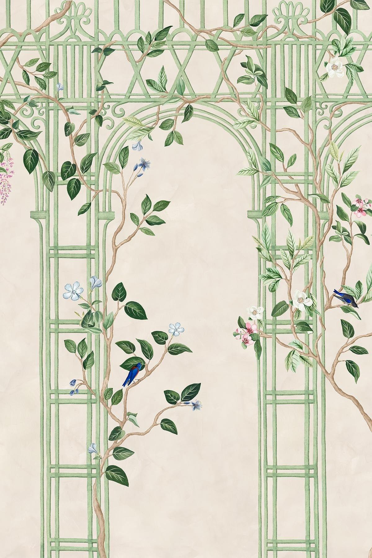  Chinoiserie Arches Mixed Multi