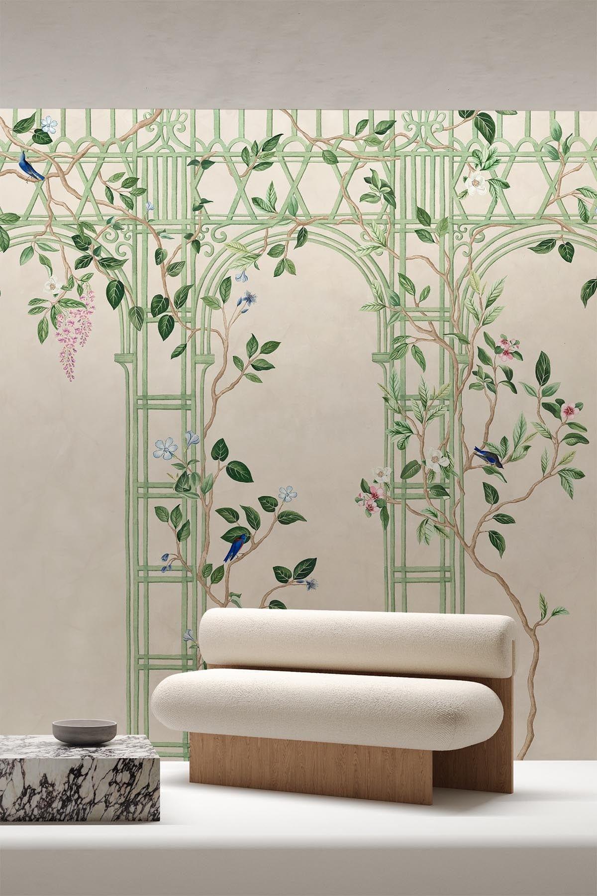  Chinoiserie Arches Mixed Multi