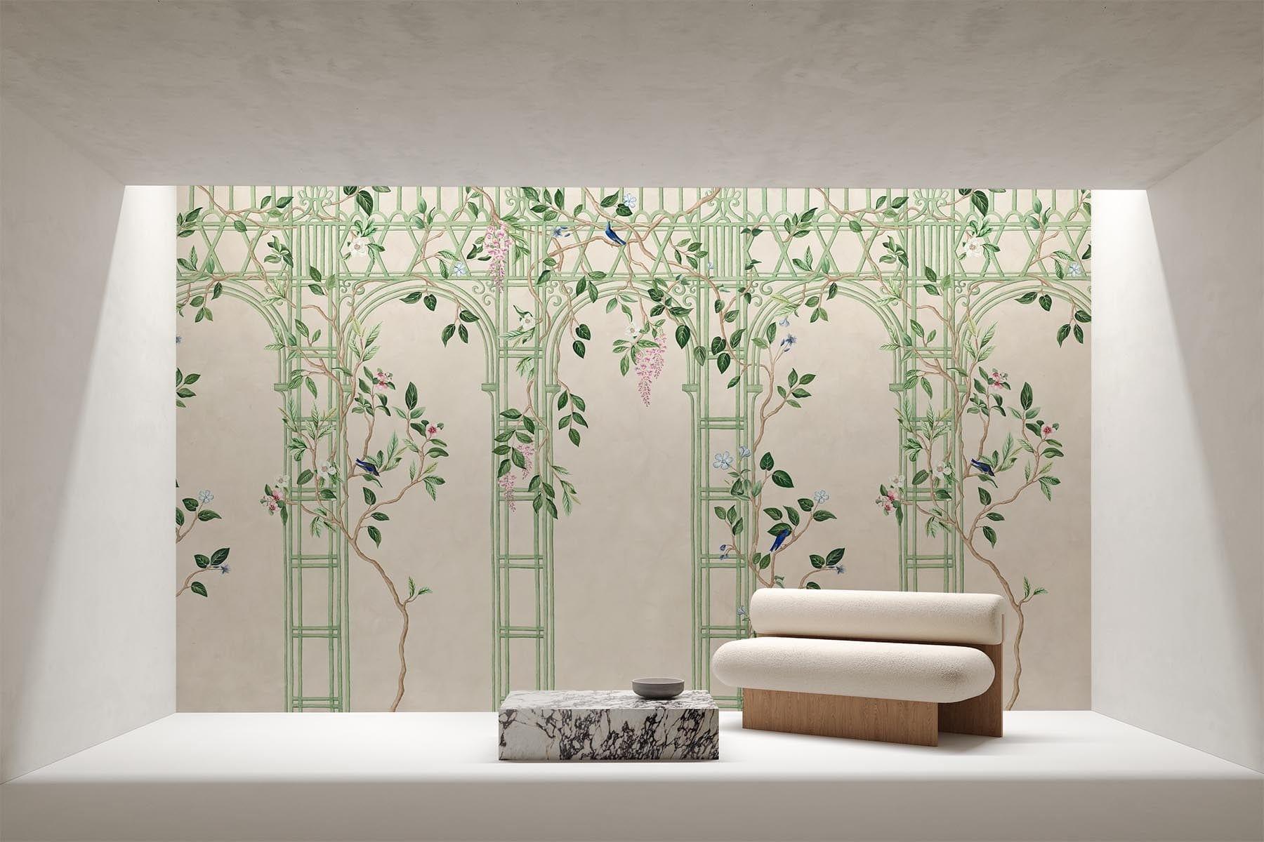  Chinoiserie Arches Mixed Multi
