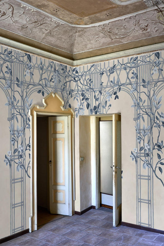  Chinoiserie Arches Blue