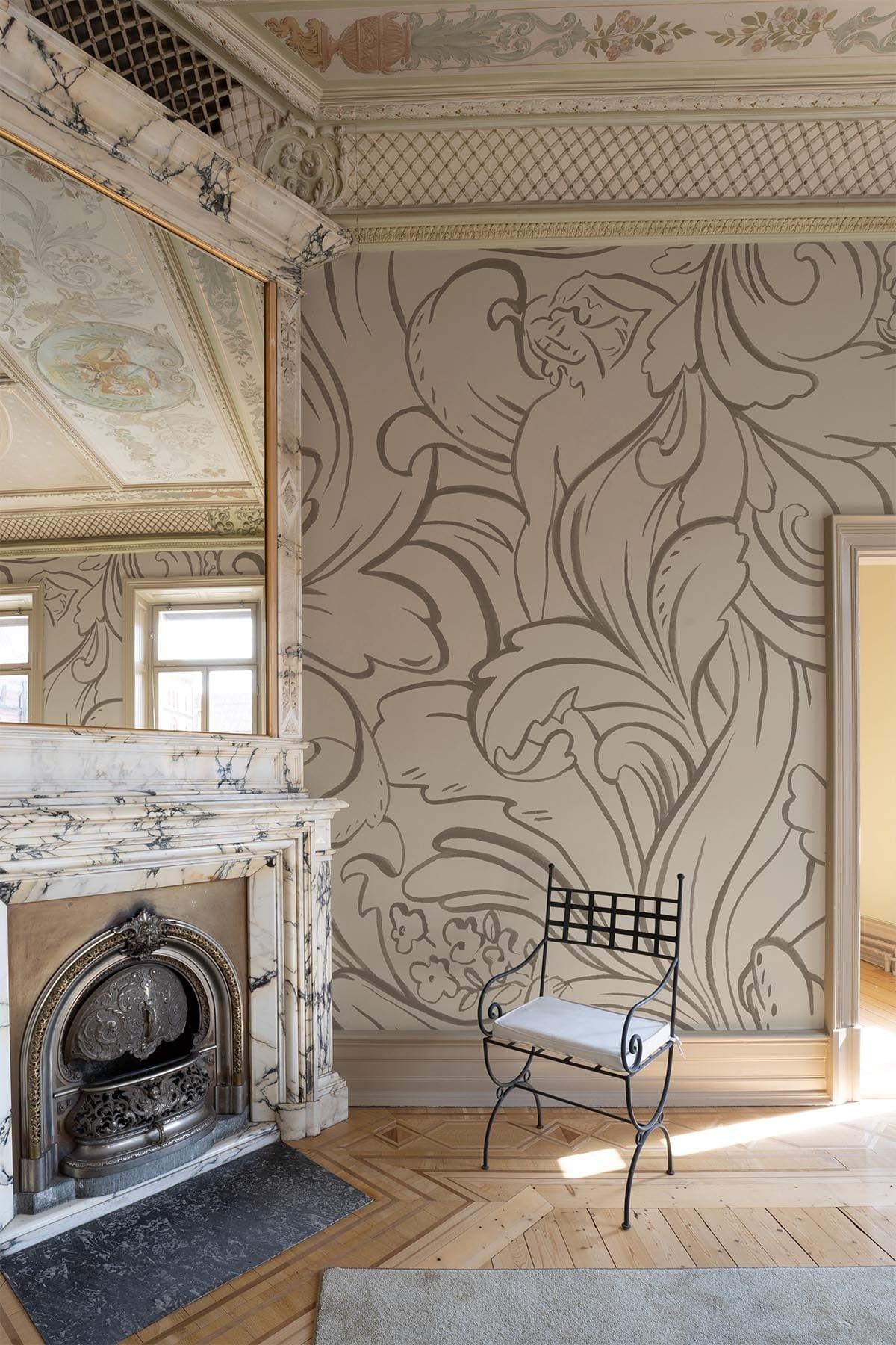  Contemporary Ornament Taupe