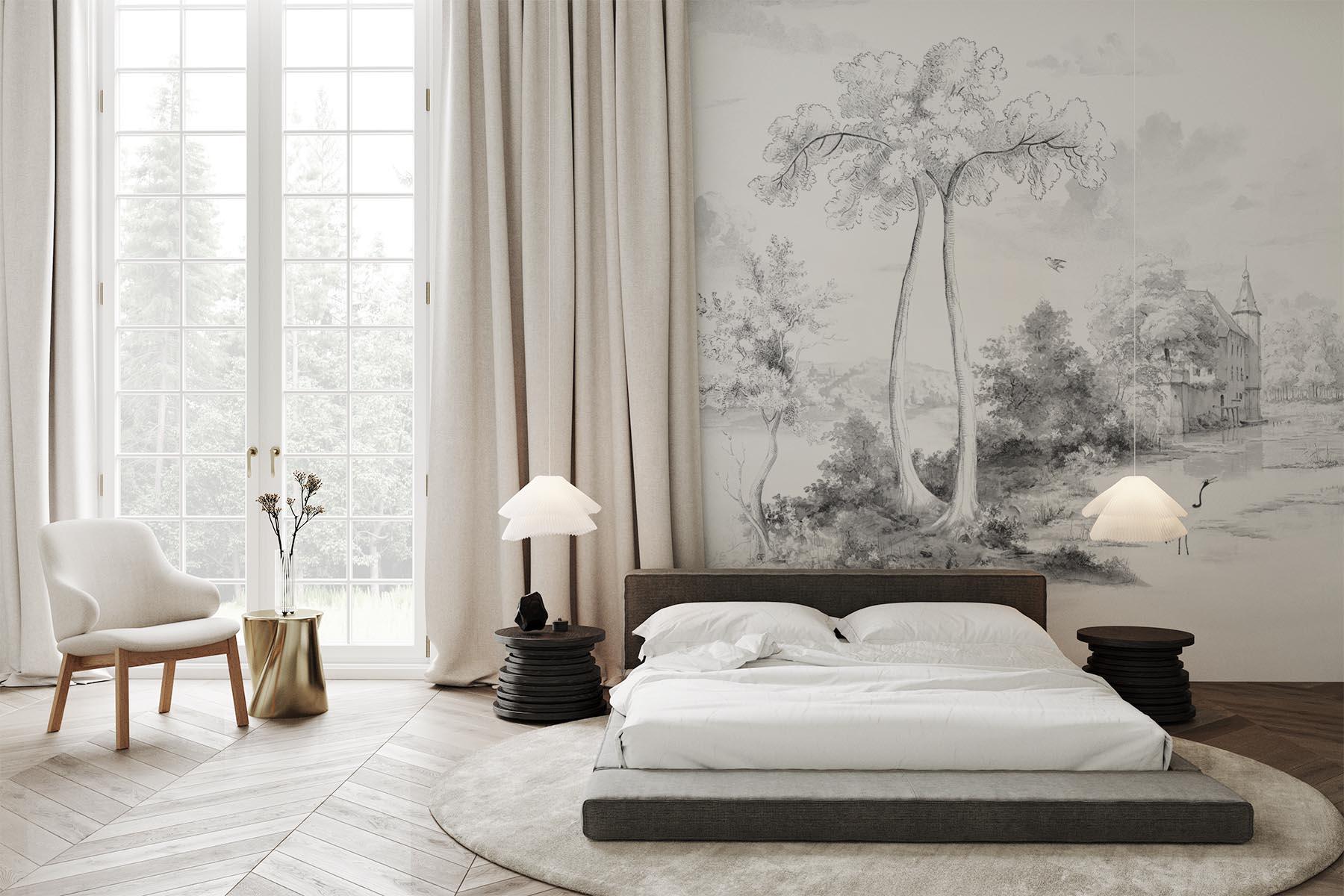  Scenic Landscape Black