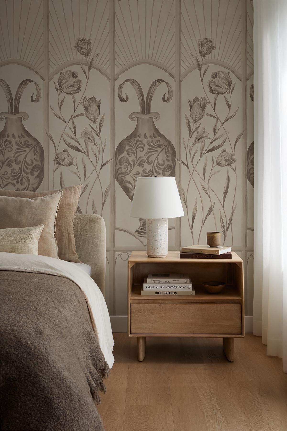  Botanical Deco Pale Beige