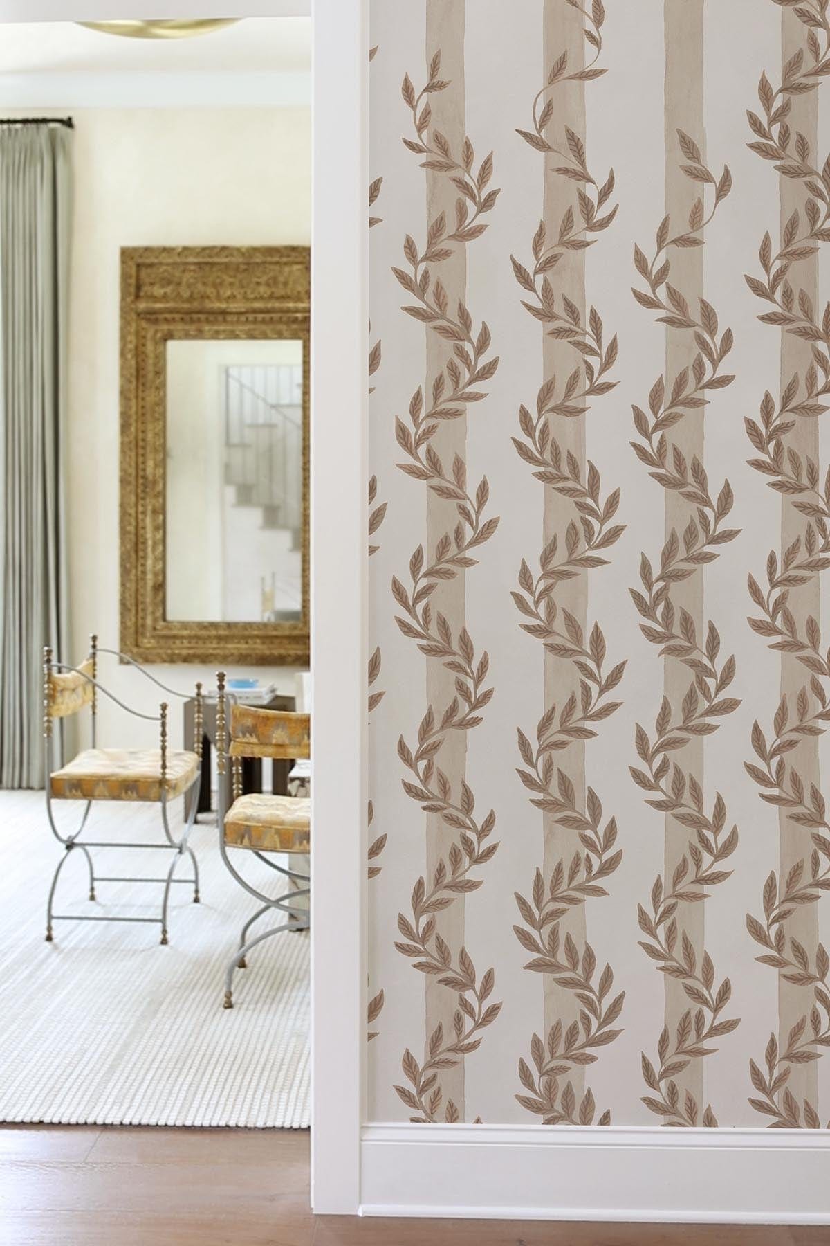  Botanical Stripe Beige