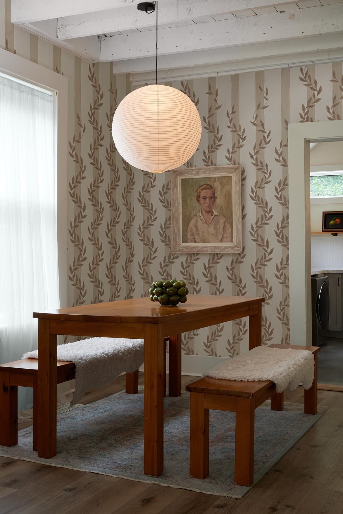  Botanical Stripe Beige