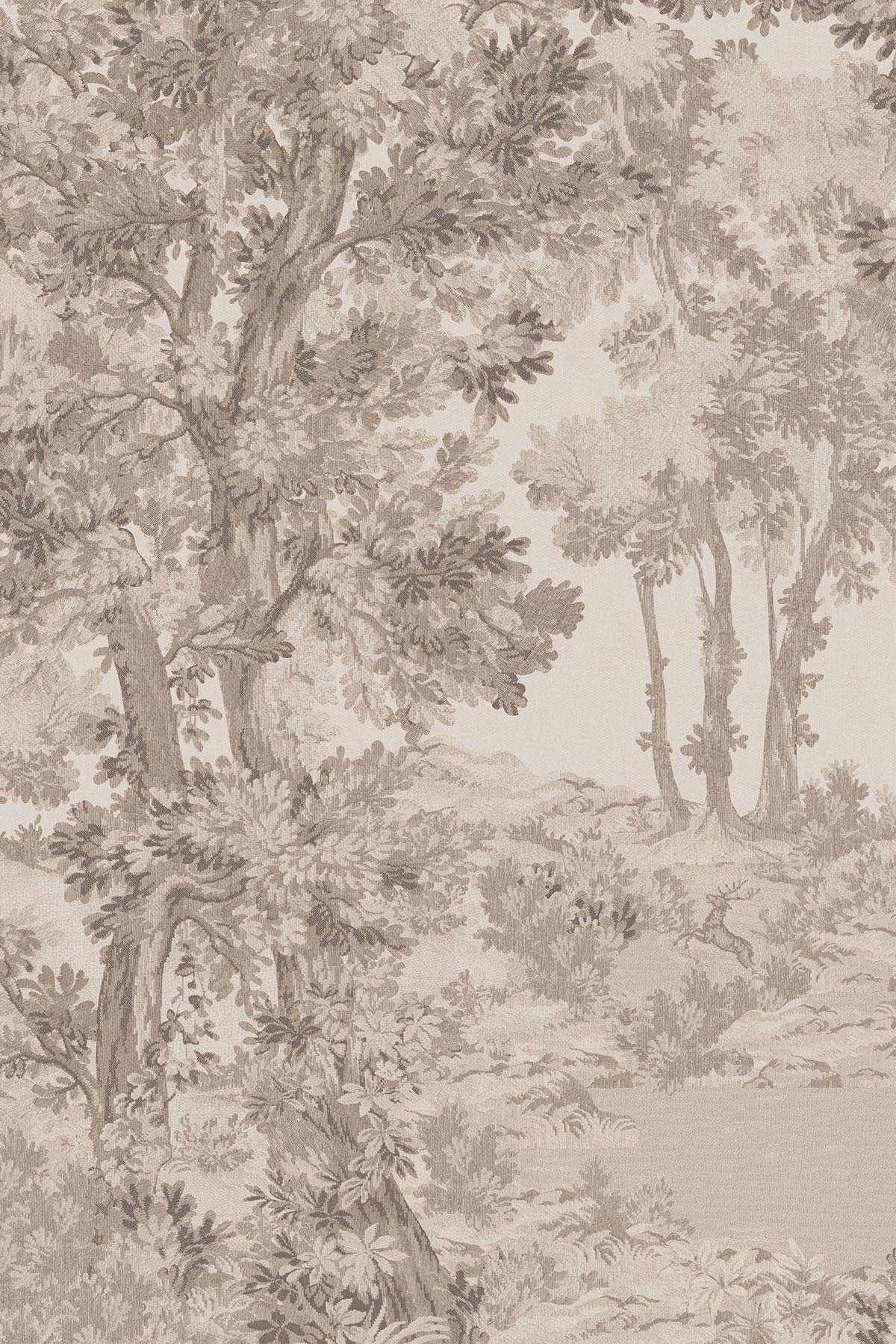  Tapestry Landscape Pale Beige