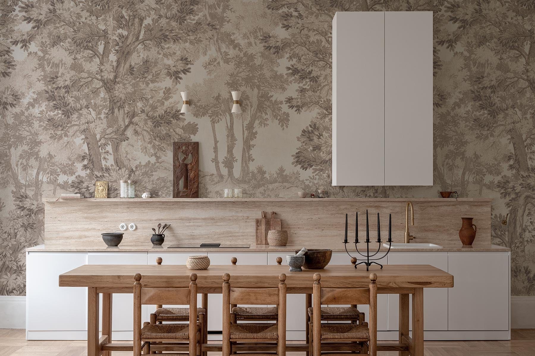  Tapestry Landscape Pale Beige