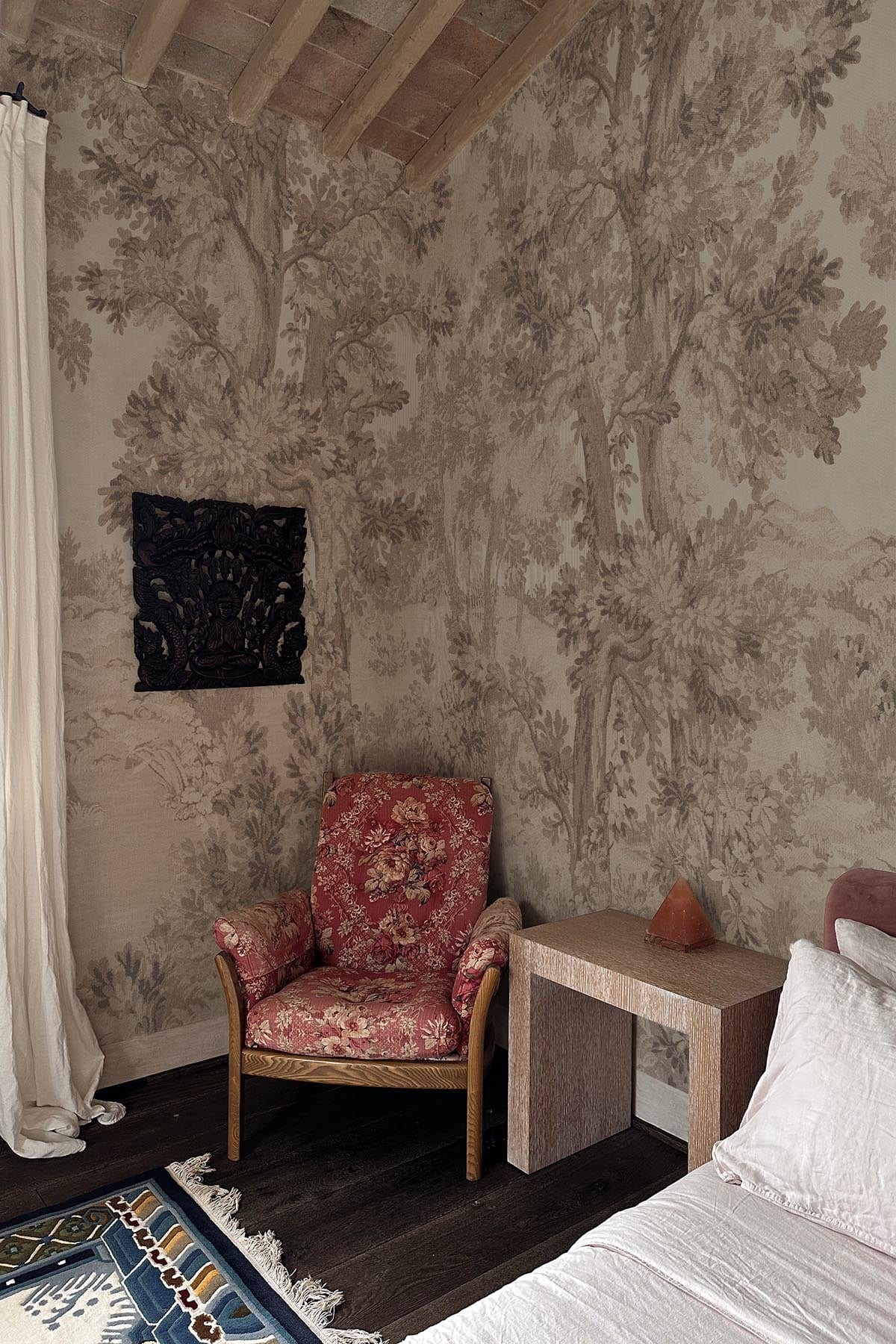  Tapestry Landscape Pale Beige