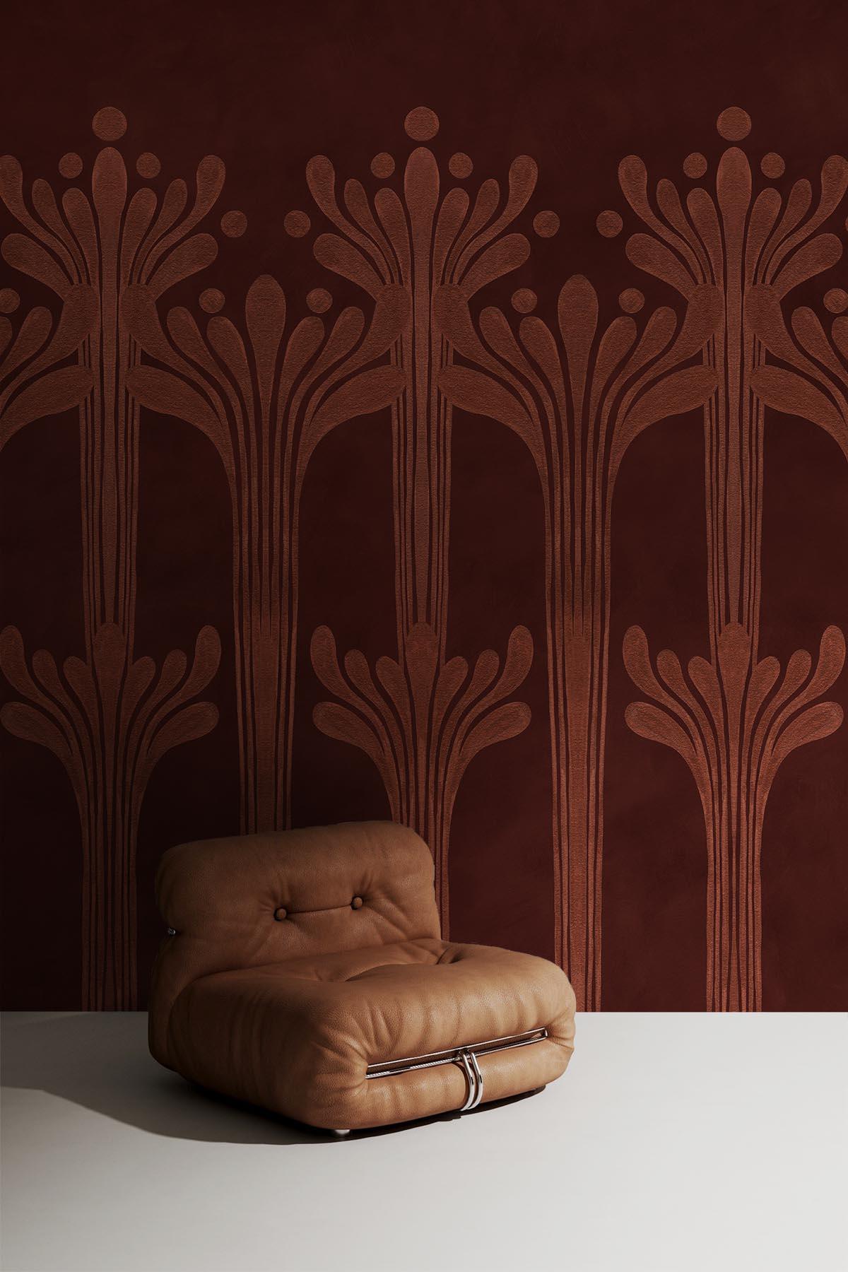  Deco Flower Rust Red